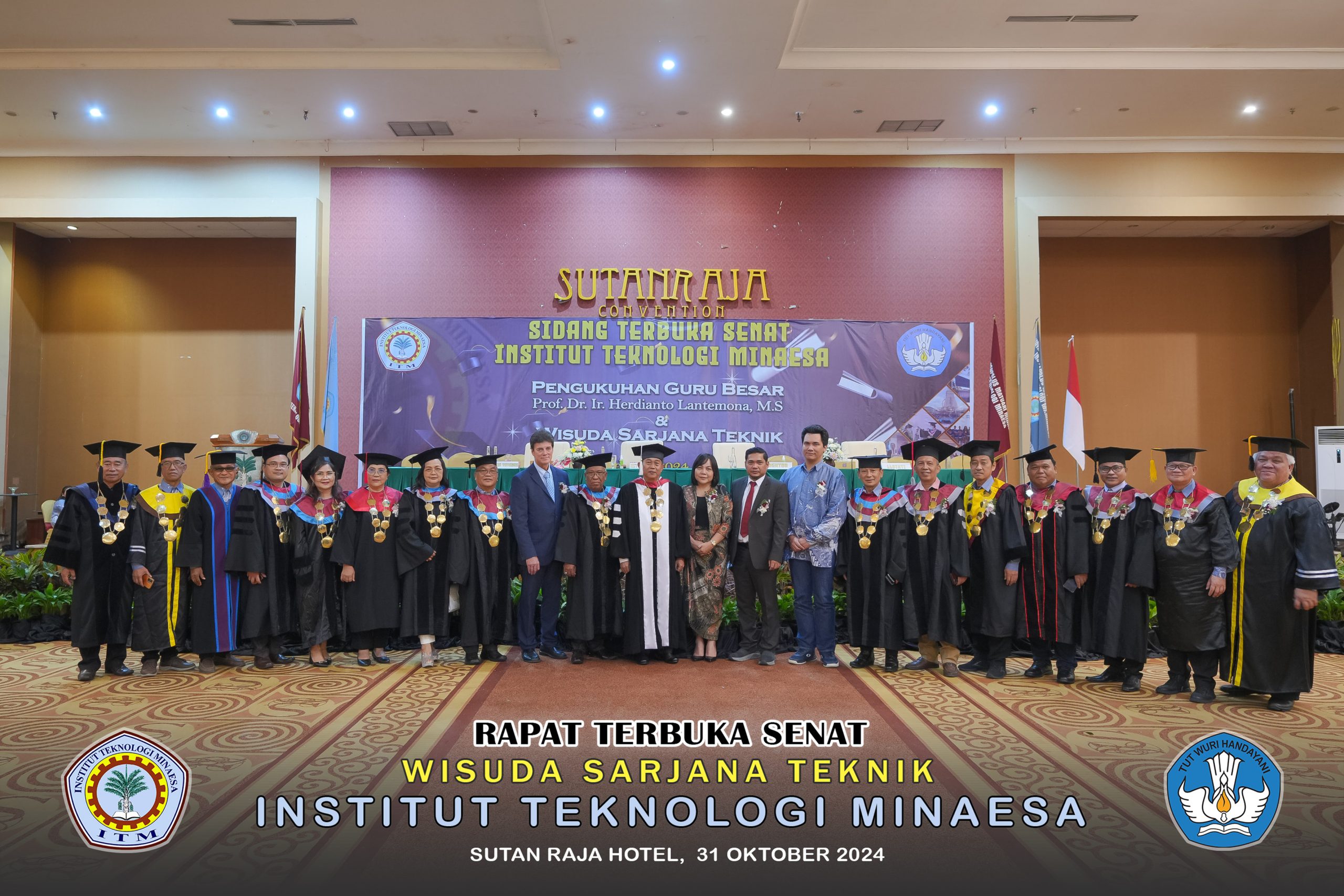 Pengukuhan Guru Besar dan Wisuda Sarjana Teknik Angkatan ke-XXX  Tahun Akademik 2024/2025 Ganjil